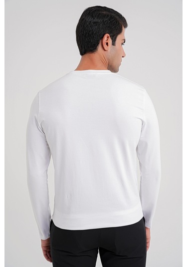 Ts 862 T-shırt Beyaz Klasik Beyaz