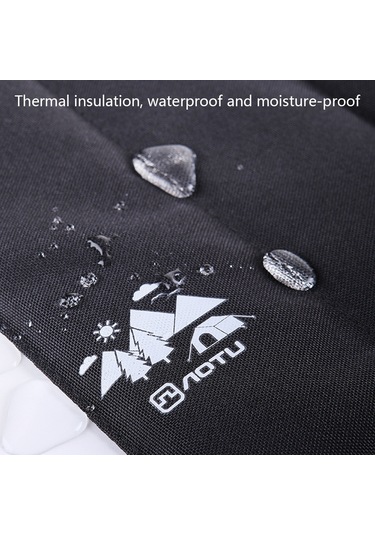 Aotu Taşınabilir Nem Geçirmez Koltuk Mat Oxford Kumaş + Epe Açık Kamp Piknik Oturma Pedi Haki