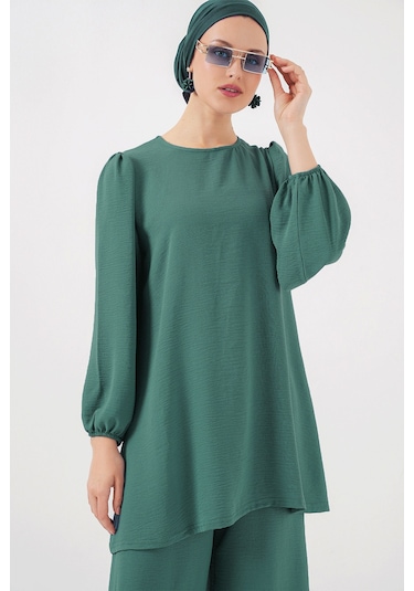 Bigdart Ayrobin Tunik Pantolon Alt Üst Takım 6712 - Mint
