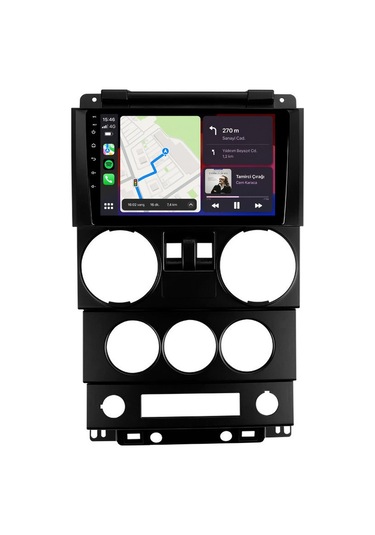 Jeep Rubicon 2008-2010 Android Multimedya Carplay Android Auto Navigasyon Kameralı 6gb Ram 64gb 9"