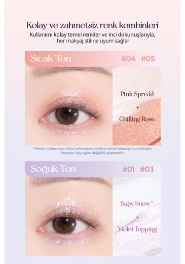 Clio Moon Glass Liquid Glitter Sweet Cloud 03 Violet Topping