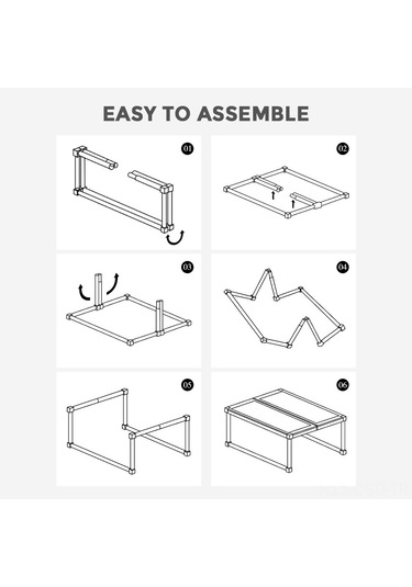 Samdoo Küçük Boy Taşınabilir Katlanabilir Masa - Çadır, Piknik, Ev Kullanıma Uygun - Alüminyum Malzeme - 15 Kg Yük Kapasitesi Çok Renkli