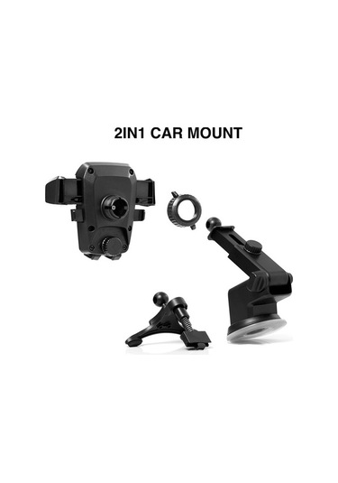 Joyhub 2& 39 Si 1 Arada Araç Montajlı Kontrol Paneli Hava Firar Araba Cep Telefonu Tutacağı Otomatik Kilit 360 Döndürme Siyah Yok Havalandırma