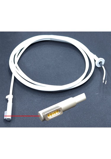 Apple Uyumlu MacBook Magsafe 1 İle L Tipi Adaptör Tamir Kablosu 5 Pimli