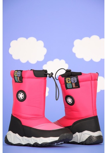 Vojo Lina Kaymaz Taban Fermuarlı Çocuk Kar Botu Çizme 267800001296 61 Fuşya