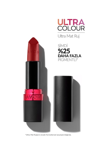 Avon Ultra Mat Ruj Red Supreme