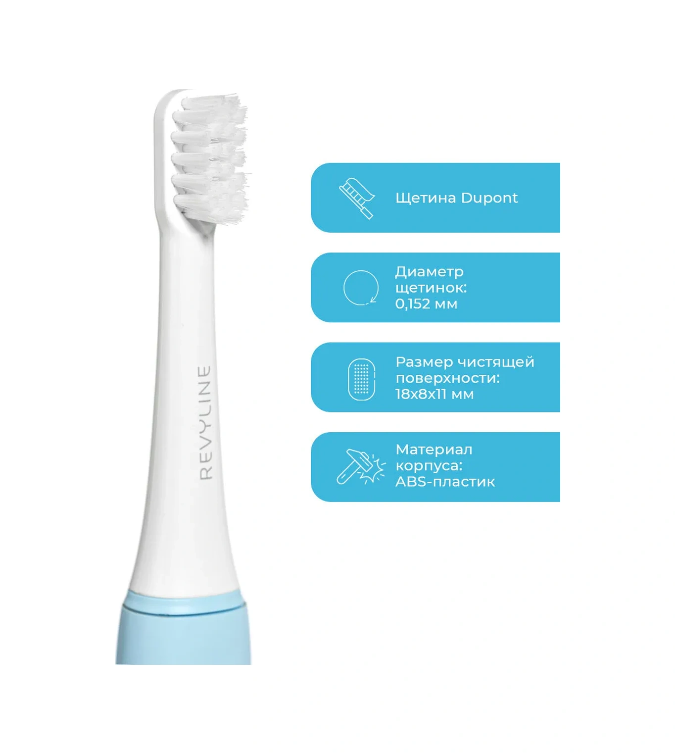 Revyline Reviline Rl 050 Diş Fırçası Yedek Başlık, 2'li Set 180319657