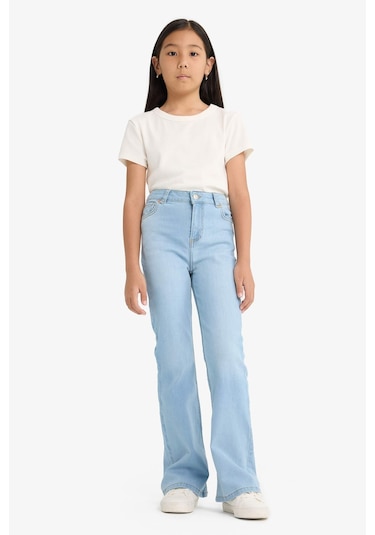 Defacto Kız Çocuk Flare Fit İspanyol Paça Jean Pantolon E6182a825aunm39 Mavi Defacto Kız Çocuk Flare Fit İspanyol Paça Jean Pantolon E6182a825aunm39 Mavi