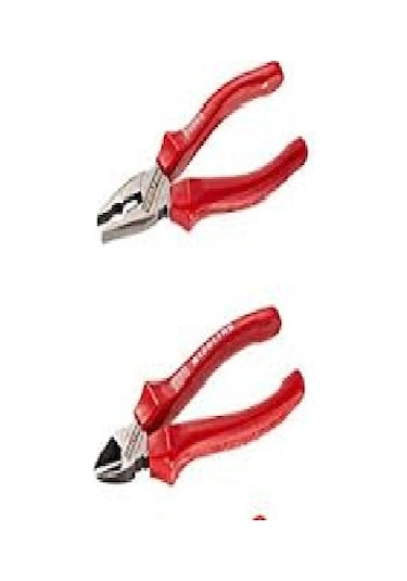 Izeltaş Kombine Pense 180 Mm Ve 180Mm Yankeski Ikili Set