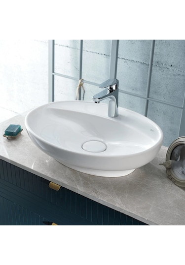 Turkuaz Seramik Cerastyle Lal C Serisi 60 x 45.5 CM Tezgah Üstü Lavabo