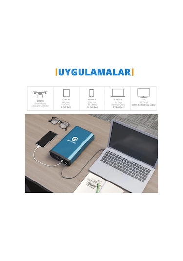 Acopoer X230 14.8Volt 13Amper Li-Ion Yedek Buzdolabı Aküsü Powe