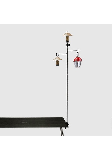 Bloomnest Kamp Lambası Direği - Çıkarılabilir Standı - Hafif Taşınabilir Kamp Feneri - 4 Bölüm - Kancalı - Kamp İçin Uygun Asorti Çok Renkli