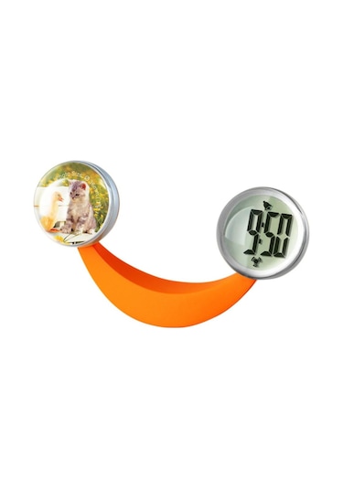 Suntek Sevimli Stiller Muz Şekli Kristal Çerçeve Çalar Saat