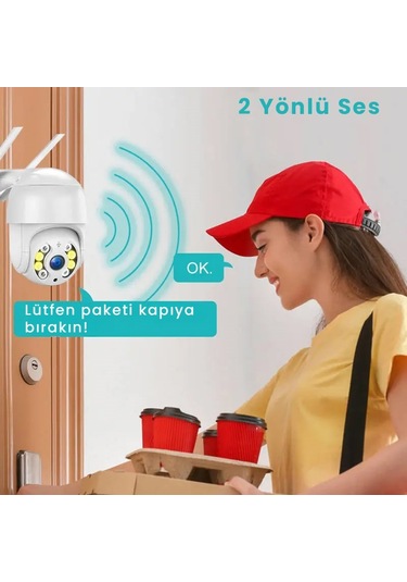 4mp 2k Ip Speed Dome Kamera - Akıllı Takip, Ptz, Gece Görüşlü, Ka