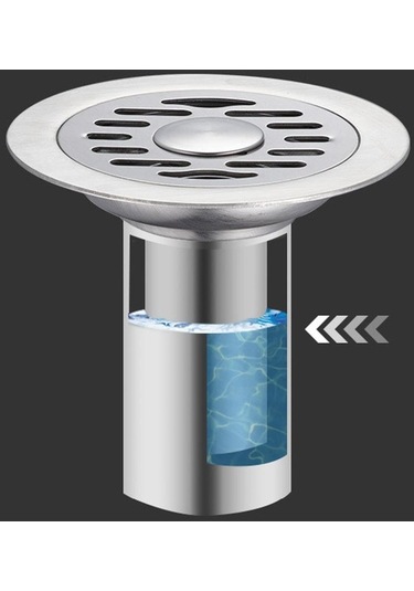 Bosphorusboutique02 Suntex Böcek Süzgeçli Yeraltı 12cm Bodrum Duş Takımı 11.8x9cm Tekli 11.8x5cm Çift Kişilik