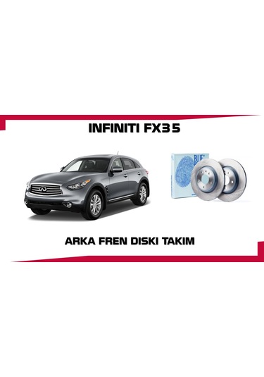 Infınıtı Arka Fren Dıskı Takım Fx35