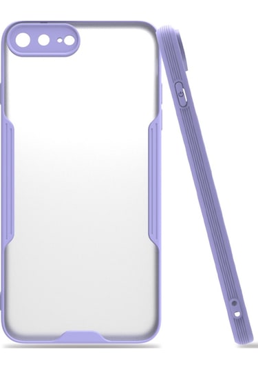 Iphone 7 Plus / 8 Plus Kilif Platin Matte Silikon Arka Kapak 514432232