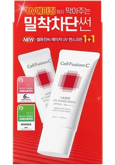 Cell Fusion C Laser Yaşlanma Karşıtı Yüksek Koruyucu Spf 50 + Güneş Kremi 35 Ml 2 Adet
