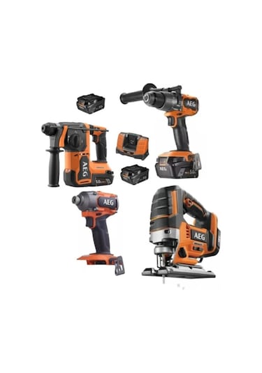 Aeg 4lü Şarjlı Matkap Seti