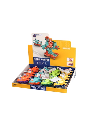 D400-35 Dönüşebilen Sürtmeli Uçak Robot -birliktoys