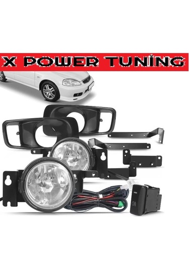 Honda Civic 2001 H.b Sedan E.k Kasa Beyaz Sis Farı