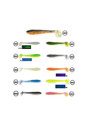 Fujin Round Bait 100mm Silikon Balık