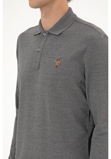 U.s. Polo Assn. Erkek Antrasit Melanj Sweatshirt 50313772-vr081 Antrasit Melanj