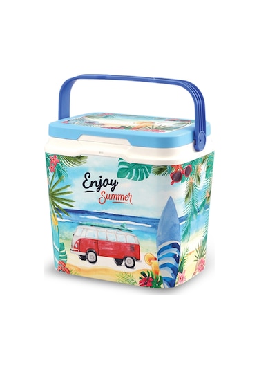 Karaca Baggycool Baskılı Taşınabilir Buzluk 13l Çok Renkli