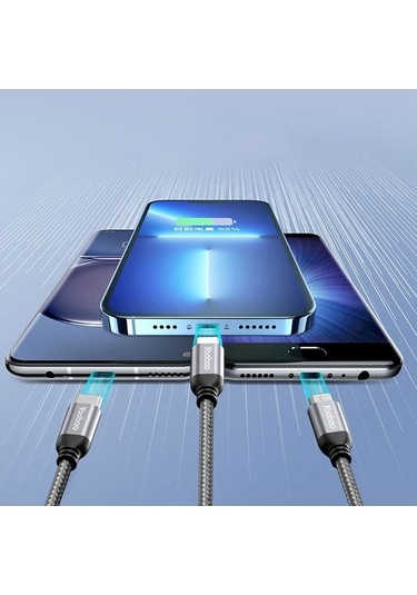 Pazly Yoobao V22 Seri 3 1 Usb Type-c / Lightning / Micro Geri Çekilebilir Veri Kablosu 3a Hızlı Şarj Naylon Örgülü Kablo