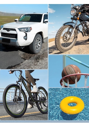 Rowermax Oto Kamyon Lastik Şişirme 12v 150psı Çift Piston Çantalı Hava Kompresörü