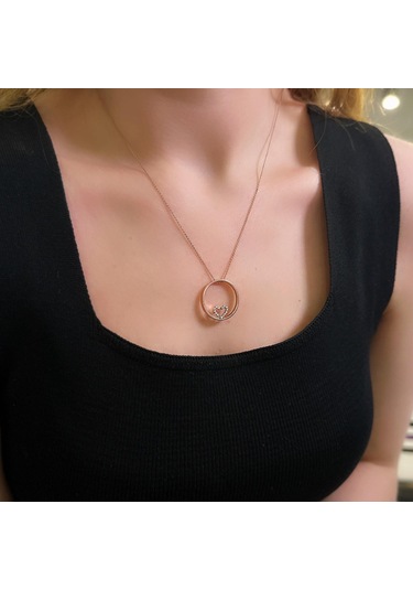 Stela Kalp Gümüş Kolye