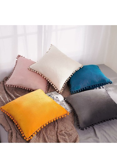 Gajeena Kırmızı Bohem Stil 45x45 Cm Yastık Kılıfı, Gizli Reçme, Yıkama Kolay, Konforlu, Dekoratif Ev Ve Araba Kullanıma Uygun Diğer