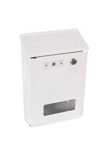 Akşan Damla Çatılı Posta Kutusu Beyaz Enka20