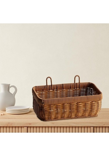 Pazly Suntek Sepet Örme Magideal Kahverengi Wc Kahverengi
