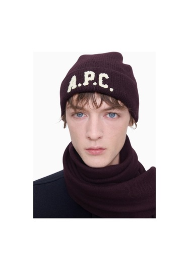 A.p.c Axel Beanie Unisex Yumuşak Ve Sıcak %100 Yün Bere Bordo