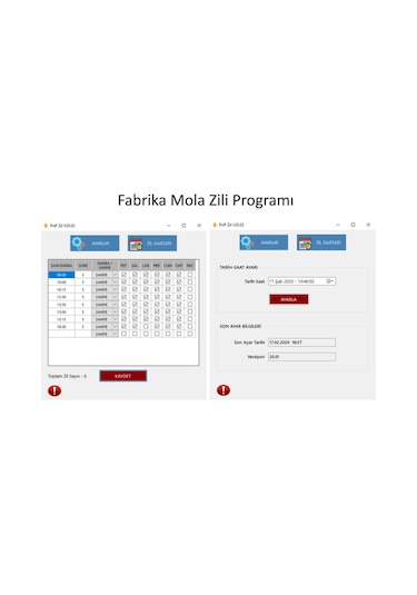 Fabrika Mola Zili - Vardiya Zili Seti