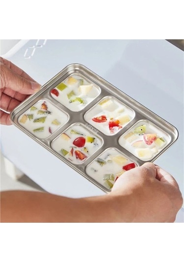 Wondernest Yapımcısı Tepsiler Tepsi Metal Küpü Kalıp Jialan Gümüş Dondurucu Buz Tl Gümüş