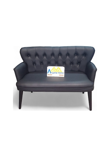 Ahşap Ayaklı Siyah Deri Ofis Koltuk Takımı Büro Koltuk Ve Kanepeleri Deri Ofis Mobilyası Çok Renkli