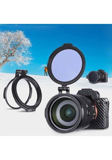 Youtek Uurıg Hızlı Nd Filtre Adaptörü - Geniş Açı Lensler İçin 49mm Ayarlanabilir Işık Kontrol Sistemi