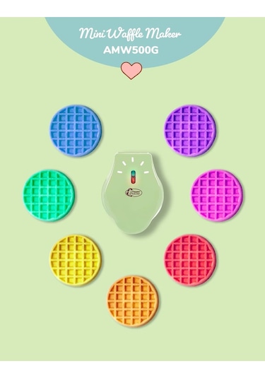 Bestron Mini Retro Stil 550 W Waffle Makinesi