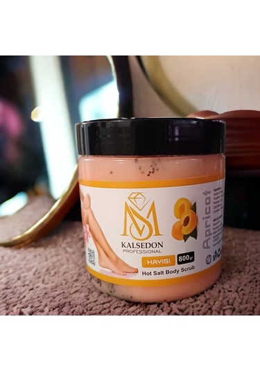 Ms Kalsedon Professoinal Kayısı Aromalı Vücut Peeling 800 G