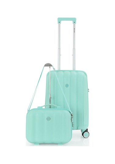 Mçs Polipropilen 2li Valiz Seti Kabin & Makyaj V305 S21yy1000073-set 00190 Mint Yeşili