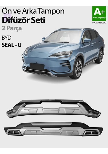 Byd Seal Araca Özel Ön Arka Difuzör 2024 2025 2026 Siyah