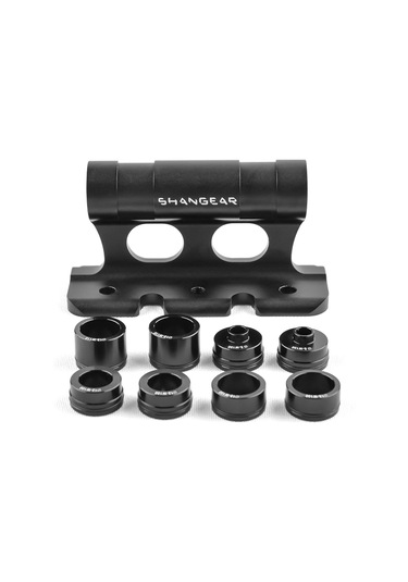 Yuntech01 Jantlı Bisiklet Çatı Tutucusu - Alüminyum Ön Çatal Sabitleyici, Hızlı Montaj, 4 Farklı Adaptörlü