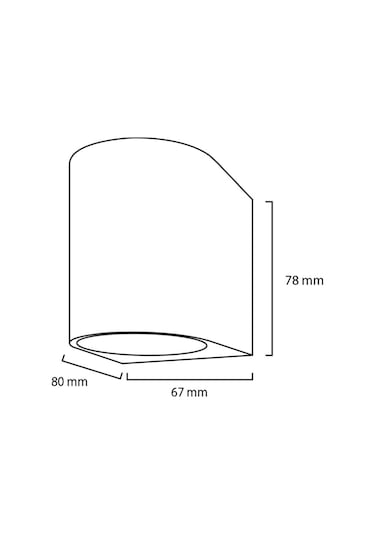 Tek Yönlü Kare Dekoratif Iç Dış Mekan Bahçe Balkon Salon Teras Veranda Aplik - Eskitme Kasa Bakır