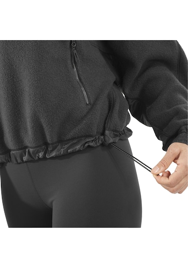 Salomon Chroma Fleece Crop W Siyah