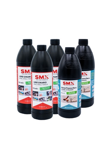 Leke Çıkarıcı /genel Amaçlı Temizlik Ürünü 3 Adet + Banyo-fayans-derz-armatür Ve Duşakabin Temizleyici 2 Adet Ev Temizlik Seti