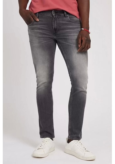 Guess Erkek Denim Skinny Fit Jeans Gri