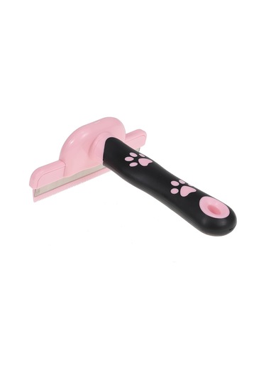 Vkemall Pembe Kedi Tüy Tarzı - Tangle Ve Dökülen Tüyü Kaldıran, Kuru Alt Tüyü Temizleyen, Deri Masajı Veren Ergonomik Kedi Bakımı Aleti