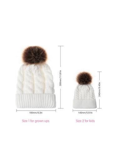 Geeksen Kışlık Şeffaf Akrilik Örgü Şapka - Pamuk Yumuşak, Isı Saklama Özelliği, Büyük Boy, Bordo Rengi Burgendi